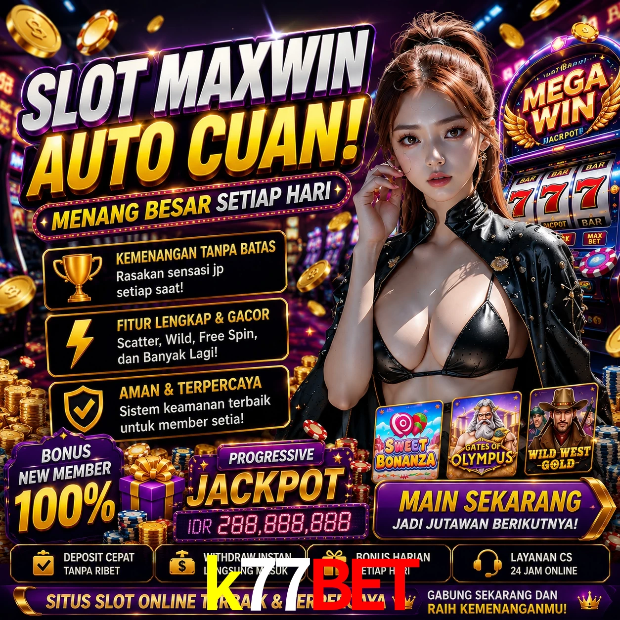 Programa VIP k77bet - benefícios exclusivos